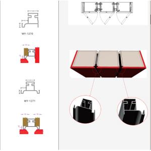 RCR 1270 OEM Hardware Black Hidden Aluminum Cabinet Handles