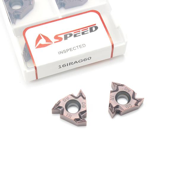 Buy CNC Carbide Threading Insert 16IR ER With PVD CVD Coating OEM Customized Support at wholesale prices