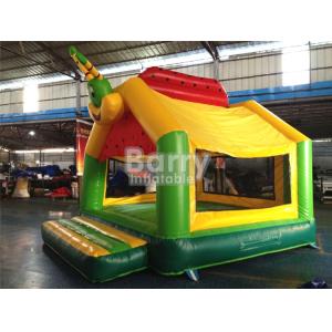 Durable Caterpillar Castle Kids Inflatable Bouncers For Backyard / Playground