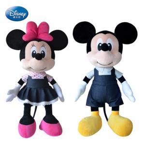 China Black Disney Plush Toys Black Mickey Mouse And Minnie Mouse 16 inch on sale