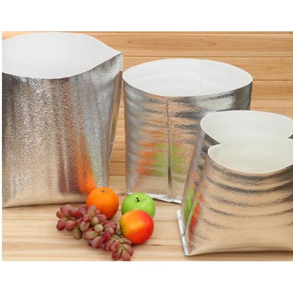 Buy 20*35cm Disposable Hot Insulated Food Packaging Reflective Insulation Foil at wholesale prices