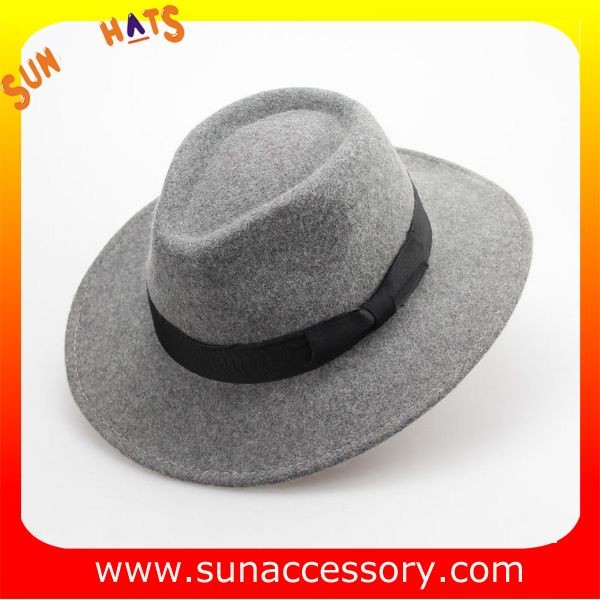 Vintage hot sale mid brim hats wholesale for ladies,100% Australia wool felt hats factory