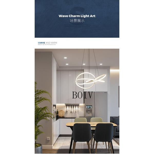 modern simple Nordic creative chandelier Atmospheric meal hanging Luminaire for living room, staircase and bedroom