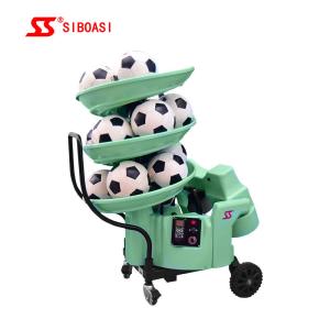 4.8-6s/Ball Football Catching Machine , 150 W Soccer Ball Throwing Machine
