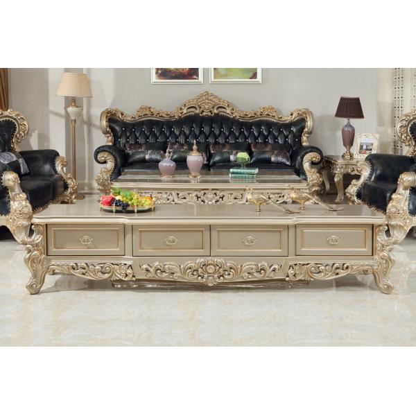 Luxury Classic Living room furniture1+2+4 Sofa sets online direct sales price by Beech wood and Italy Leather upholstery