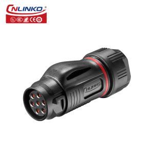 CNLINKO M20 7 Pin Waterproof Ip67 Plastic PBT Circular Connector for Outdoor