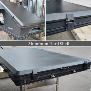 Black Grey Green Hard Car Rooftop Tent For Jeep Toyota SUV 320G Polyester Cotton