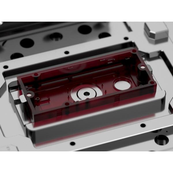 OEM / ODM : Hot Runner Injection Molding & Transparent Smart Doorbell Upper Shell (1*2) No.23673