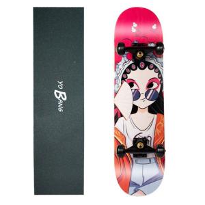 31inch Cool Complete Skateboards Angry Panda 5V Aluminum Truck