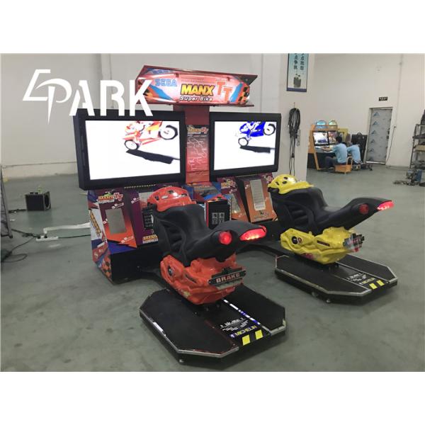 2 Player Racing Game Machine , Ordinary TT Motorcycle Arcade Machine
