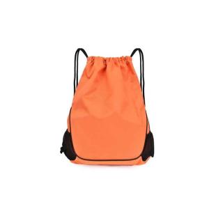 Customized Water Resistant Polyester Drawstring Backpack With Adjustable Straps