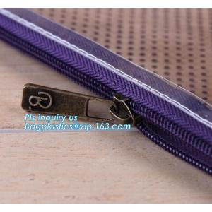 vinyl plastic zipper bags packaging with slider closure, size frosted matte pvc