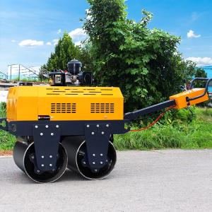Quality Walk Behind Double Drum Road Roller Hand Mini Road Roller Compactor for Sale for sale