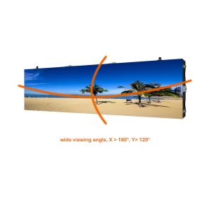 P2.6 Fixed LED Display 3840Hz Digital Led Advertising Board 1R1G1B 1000x250