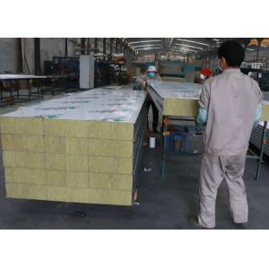 150mm Thickness Insulated Rock Wool Sandwich Panel