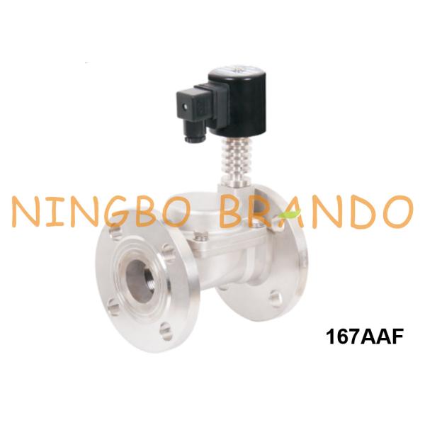 Buy 1'' 1 1/4'' 1 1/2'' 2'' Flanged Steam Solenoid Valve Stainless Steel 24V 220V at wholesale prices