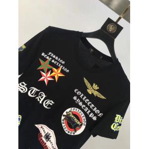 Quality Best quality custom print men's fashion t shirt printing boys black t-shirt hip hop for men for sale