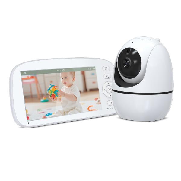 Buy 5 Inch HD Baby Monitor with 360° Pan Tilt Zoom and 1000ft Range at wholesale prices