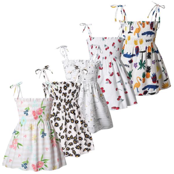 Buy Children's Dress Clothing New Printing Summer Girls' Suspender Dress at wholesale prices