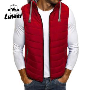 High Quality Custom Winter Windproof Sleeveless Utility Waistcoat Mens Fleece