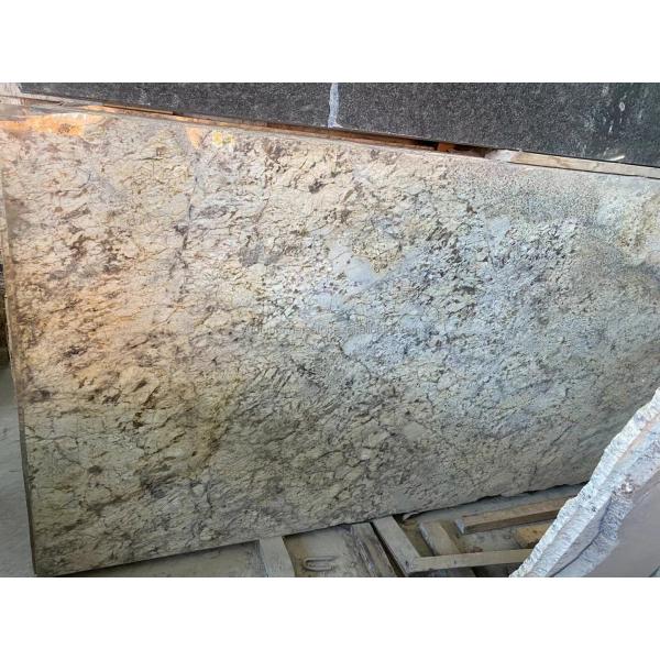 Luxury Gold Granite Stone Big Slabs Honed Polished for Villa Staircase Graphic Design