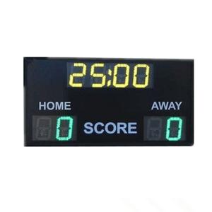 China Outdoor 10'' 254mm Digit Green / Yellow Electronic Soccer Scoreboard on sale