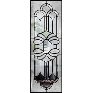 Refracted Light Translucent Stained Glass Window Panels Temperature Control