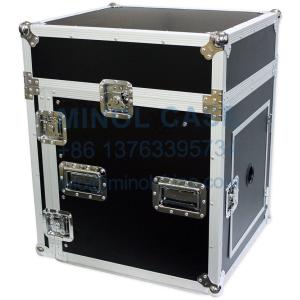 Mixer Amp Rack DJ Flight Case 12U Vertical Front Load 10U Top Slant