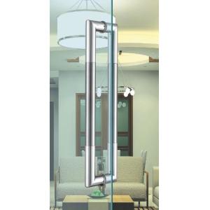 entry door handles set chrome Stainless Steel glass door handle pull and push WL