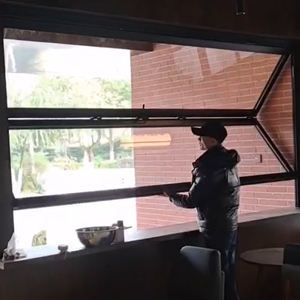 High-Ventilation Folding Windows - Adjustable 180-Degree Opening