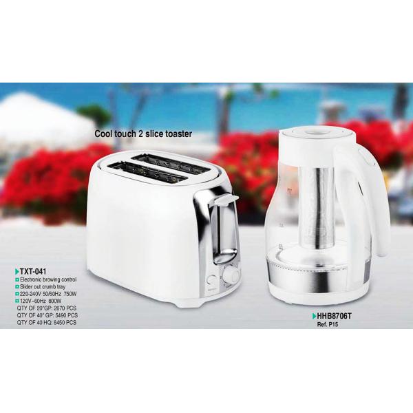 Household Stainless Steel Cool Touch Toaster for Private Mold and Slice Function