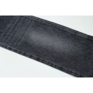 10 oz Dark Black Medium Weight 100% Cotton Denim Fabric Sanforizing for Jeans