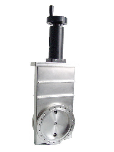 Buy Stainless Steel Pneumatic Gate Valve Silver Grey Matte Finishing Surface at wholesale prices
