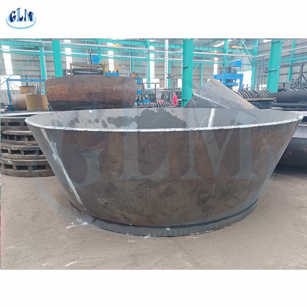 Buy 7000mm Diameter Steel Large Plate Cone, Conical Tank Head at wholesale prices