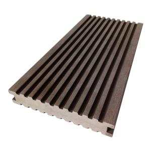 Commercial Grade ISO9001 50mm 27mm WPC Solid Decking