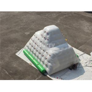 Durable 0.99mm PVC Inflatable Water Iceberg / Inflatable Climbing Wall