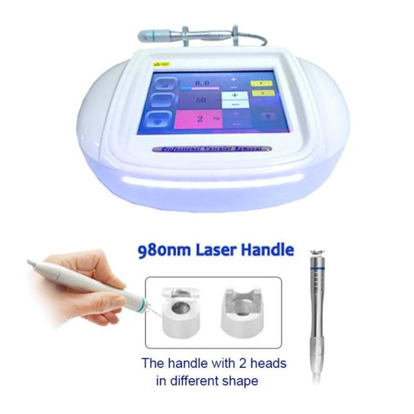 Portable Diode 980nm Laser Spider Vein Removal Machine / Vascular Laser Machine