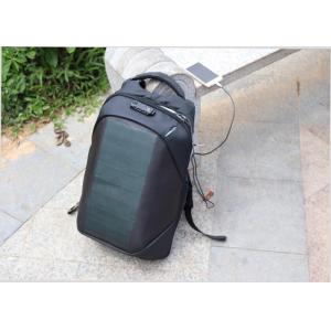 Quality Multi Function Solar Powered Backpack , Anti Theft Solar Backpack For Laptop for sale