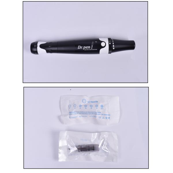 Black Permanent Makeup Machine Kit Dr. Pen Ultima A7 Derma Rechargeable Replacement Needles Cartridges
