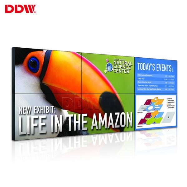 Buy 46 Inch Security Video Wall HD LCD 1920x1080 RJ45 Loop Daisy Chain Ultra Narrow Bezel at wholesale prices