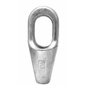 1-1/8 Wire Rope End Stop , Closed Spelter Socket