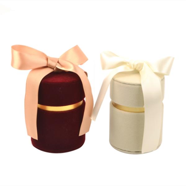 Customized end Cylinder Gift Box Packaging for Preserved Rose Flower Arrangements