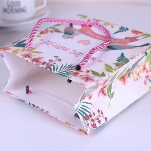 Low cost wedding gift packaging paper bag logo print cash on sale customsied