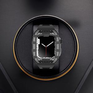 Shockproof Apple Watch Case With Carbon Fiber And Water Resistance 30 Meters