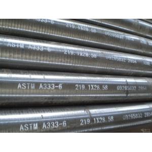 Quality ASTM A333 GR1,GR 3,GR 6-Seamless Pipe for Low-Temperature Service for sale