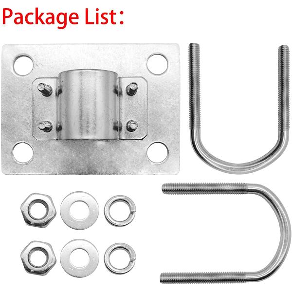 Antenna Hardware Mount Bracket for Easy Installation Outdoor Glass Fiber LoRa Antenna