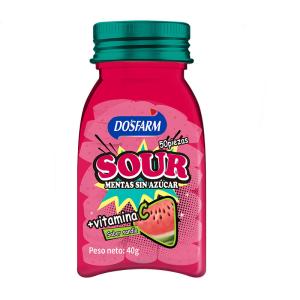 Mango Sour Mints Lozenge Sugar Free Mint Candy Custom Mints