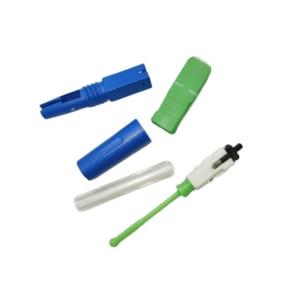 Quality 2 Time FTTH Singlemode Hot Melt Sc APC Optical Fiber Optic Quick Connector for wifi Network for sale