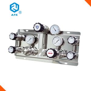 China Semi Automatic Changeover Manifold AFK Stainless Steel Control Argon Gas on sale