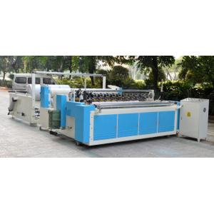 China PLC Control Big Jumbo Roll Toilet Roll Making Machine on sale